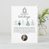 Real Estate Agent Realtor Christmas Happy Holidays シーズンカード (スタンド正面)