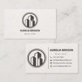 Real Estate Agent – Residential & Commercial Prope 名刺 (正面/裏面)