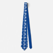 Real Estate Blue Agency Branded Neck Tie ネクタイ (正面)