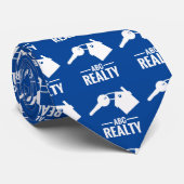 Real Estate Blue Agency Branded Neck Tie ネクタイ (ロール)