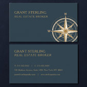Real Estate Broker Nautical Compass Professional 名刺