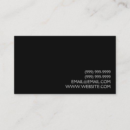 Real Estate  Business Card 名刺 (裏面)