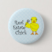Real Estate Chick  缶バッジ (正面)