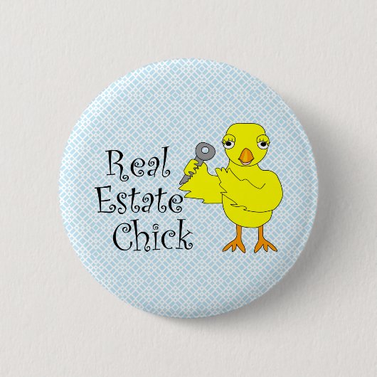 Real Estate Chick  缶バッジ (正面)