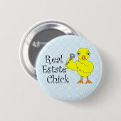 Real Estate Chick Ornament 缶バッジ (正面&裏面)
