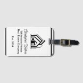 Real Estate Company House Personalized Realtor ラゲッジタグ (正面横)