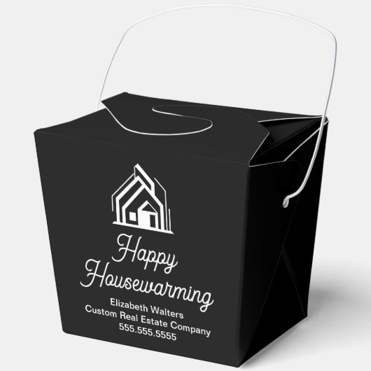 Real Estate Company Housewarming Black Fortune フェイバーボックス (正面)