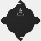 Real Estate Company Housewarming Black Fortune フェイバーボックス (見開き)