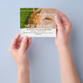 real estate easter bunny referrals Announcement チラシ (手)