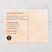 Real Estate Fall Referral Postcard – “Falling for  案内ポストカード (裏面)