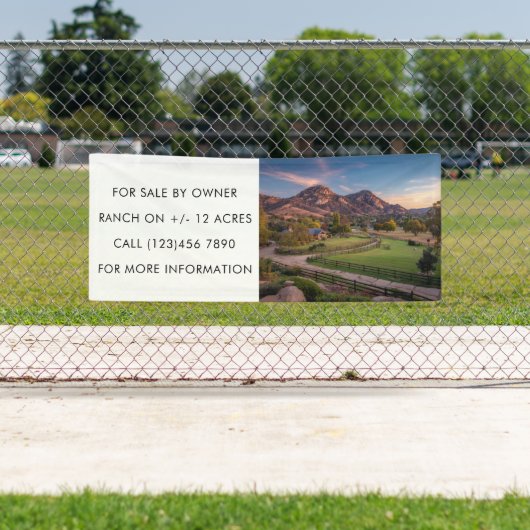 Real Estate For Sale By Owner Custom Photo Sales 横断幕 (インサイチュ)