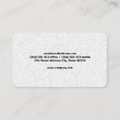 Real Estate Gold Properties | White Geometric 名刺 (裏面)