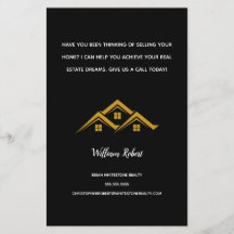 Real Estate Golden House Logo Modern Realtor