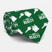 Real Estate Green Agency Branded Neck Tie ネクタイ (ロール)