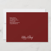 Real Estate Holiday Greetings 招待状 (裏面)