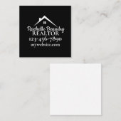 Real Estate Marketing Custom Realtor エンクロージャーカード (正面/裏面)