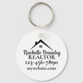 Real Estate Marketing Custom Realtor キーホルダー (正面)