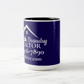 Real Estate Marketing Custom Realtor ツートーンマグカップ (中央)