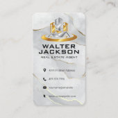 Real Estate Modern Logo | Properties 名刺 (正面)