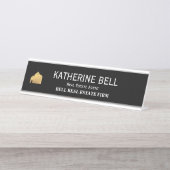 REAL ESTATE NAME PLATE デスクネームプレート (正面)