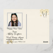 Real Estate New Years Postcards| Holiday  箔シーズンポストカード (裏面)