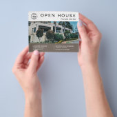 Real Estate Open House Invite チラシ (手)