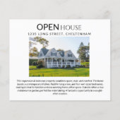 Real Estate Open House Targeting Postcards & Flyer チラシ (正面)