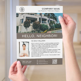 Real Estate Realtor Broker Marketing Flyer チラシ