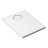 Real Estate Realtor Logo Branding Notepad ノートパッド (アングル)