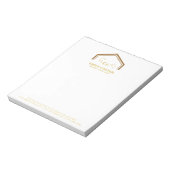 Real Estate Realtor Logo Branding Notepad ノートパッド (回転)
