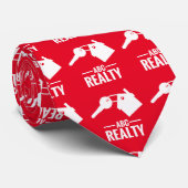 Real Estate Red Agency Branded ネクタイ (ロール)
