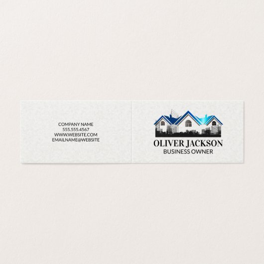 Real Estate Roof logo | Building Schematics (外部フラット)