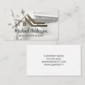 Real Estate Roof Logo | House Keys 名刺 (正面/裏面)