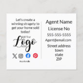 Real Estate School District Targeting Postcards チラシ (裏面)