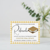 real estate SMORE referrals Announcement Postcard 案内ポストカード (スタンド正面)