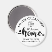 Real Estate Thank You New Home マグネット (正面/裏面)