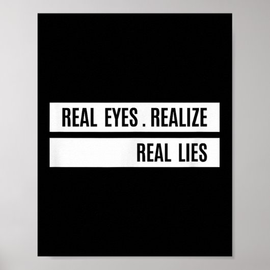 Real Eyes Realize Real Lies Saying  ポスター (正面)