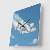 Real F1 sky art square wall clock スクエア壁時計 (傾斜)