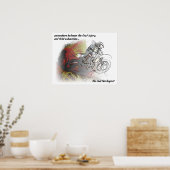 Real Fun Dirt Bike Motocross Print Poster Sign ポスター (キッチン)