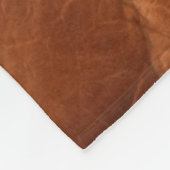 Real genuine tan brown alligator leather texture, フリースブランケット (角)