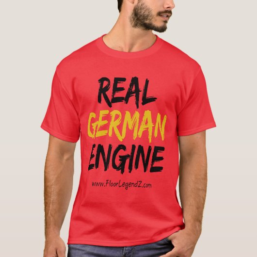 Real German Engine - World Tour Tシャツ (正面)