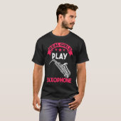 Real girl saxophone play tシャツ (正面フル)