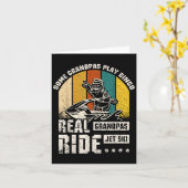 Real Grandpas Ride Jet Ski  カード (黄色い花)