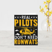 Real Lots Don't Need Runways カード (黄色い花)