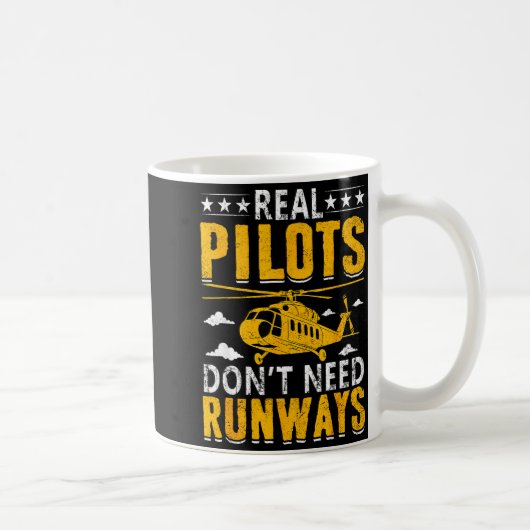 Real Lots Don't Need Runways  コーヒーマグカップ (右)