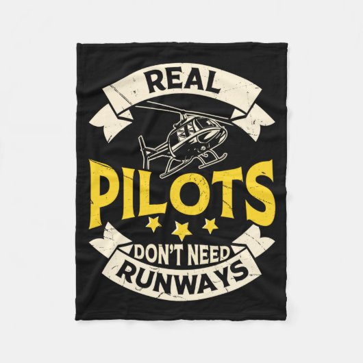 Real Lots Dont Need Runways Long Sleeve  フリースブランケット (正面)