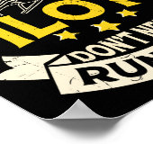 Real Lots Dont Need Runways Long Sleeve  ポスター (角)