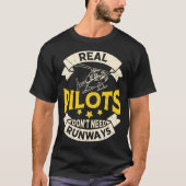 Real Lots Dont Need Runways Long Sleeve  Tシャツ (正面)