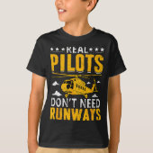 Real Lots Don't Need Runways Tシャツ (正面)