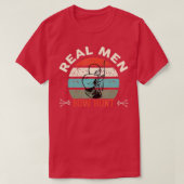 Real Man Bow HuntBowhunting Archery Hunting Tシャツ (デザイン正面)